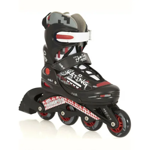 AMILA Inline Αυξομειούμενα Rollers Μαύρα Παιδικά