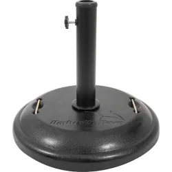 Escape Βάση Ομπρέλας από Τσιμέντο Μαύρο 46x46x8cm