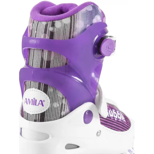 AMILA Inline Αυξομειούμενα Rollers Μωβ Παιδικά