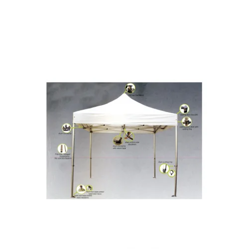 Escape Πτυσσόμενο Κιόσκι Κήπου Λευκό 4.5x3m