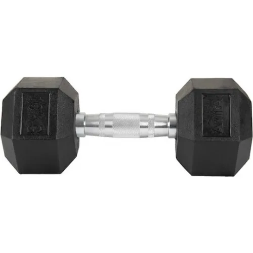 AMILA Βαράκι Εξάγωνο Λαστιχένιο 1 x 10kg