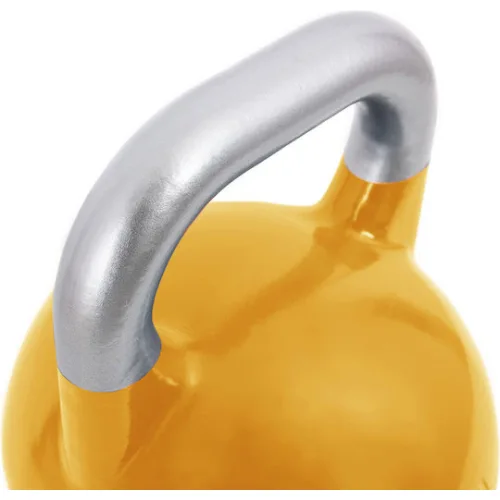 AMILA Kettlebell Βινυλίου 16kg Κίτρινο