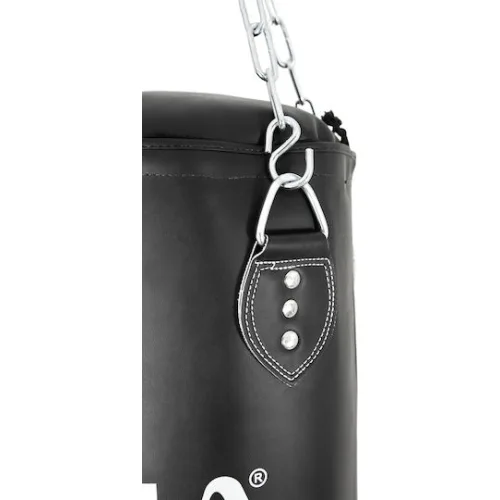 AMILA Δερμάτινος Σάκος Μποξ 26kg με Ύψος 120cm Μαύρος