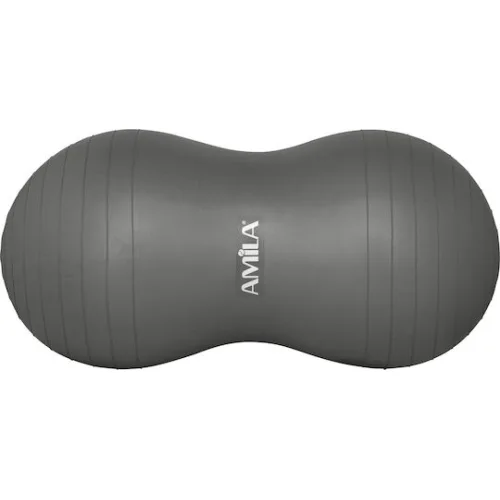 AMILA Peanut Μπάλα Pilates 50cm 0.5kg σε Γκρι Χρώμα