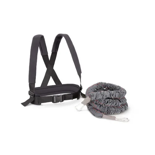 AMILA Λάστιχο Γυμναστικής Σωληνωτό Σκληρό Γκρι με Τιράντες