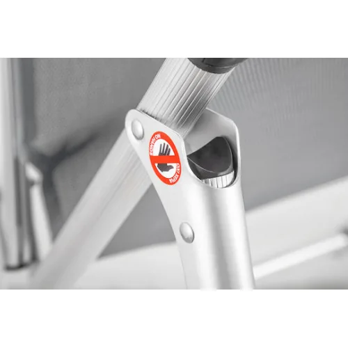 Escape Καρεκλάκι Παραλίας Αλουμινίου με Ψηλή Πλάτη Λευκό