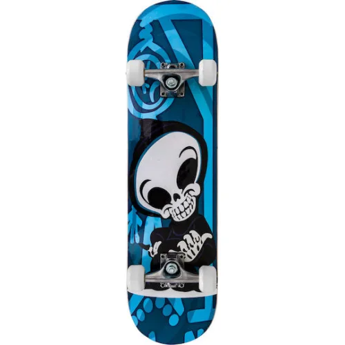 AMILA Skateboard Nugbones 7.87" Complete Shortboard Μπλε