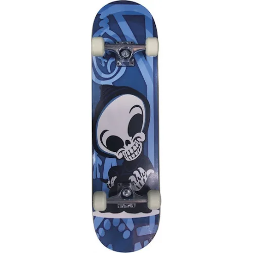 AMILA Skateboard Nugbones 7.87" Complete Shortboard Μπλε
