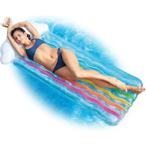 Intex Rainbow Cloud Mat Φουσκωτό Στρώμα Θαλάσσης