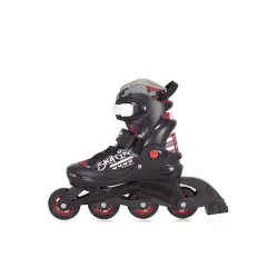 AMILA Inline Αυξομειούμενα Rollers Μαύρα Παιδικά