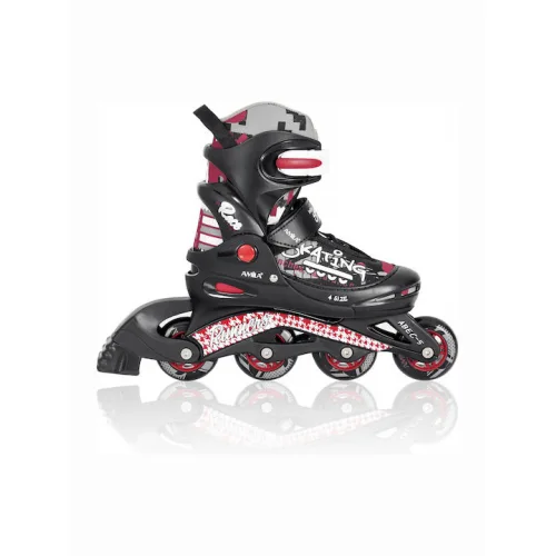 AMILA Inline Αυξομειούμενα Rollers Μαύρα Παιδικά