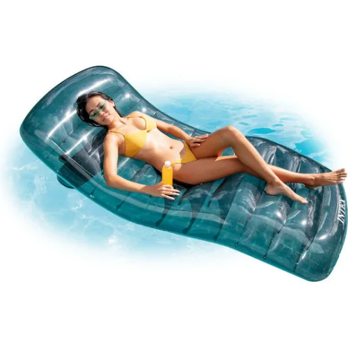 Intex Cool Lounge Φουσκωτή Πολυθρόνα Γκρι 191εκ.