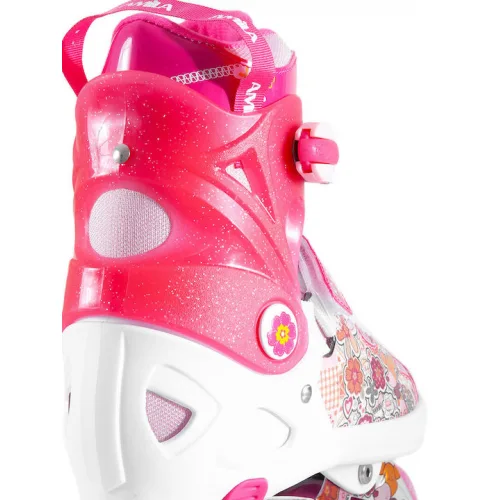 AMILA Inline Αυξομειούμενα Rollers Ροζ Παιδικά