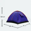 Escape Trail II+ Καλοκαιρινή Σκηνή Camping Igloo Μπλε για 2 Άτομα 210x180x130εκ.