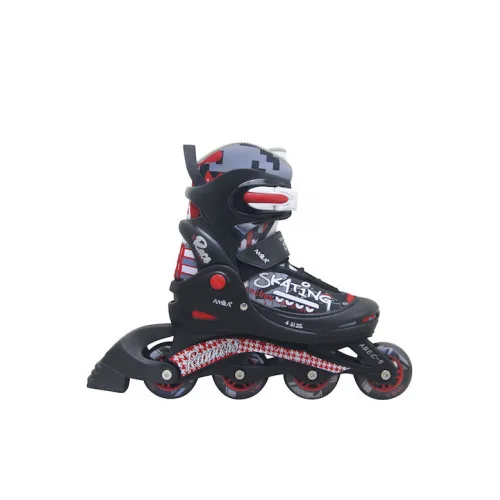 AMILA Inline Αυξομειούμενα Rollers Μαύρα Παιδικά