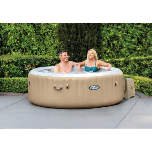 Intex Pure Spa Bubble Massage Στρογγυλή Πισίνα PVC Φουσκωτή Υδρομασάζ