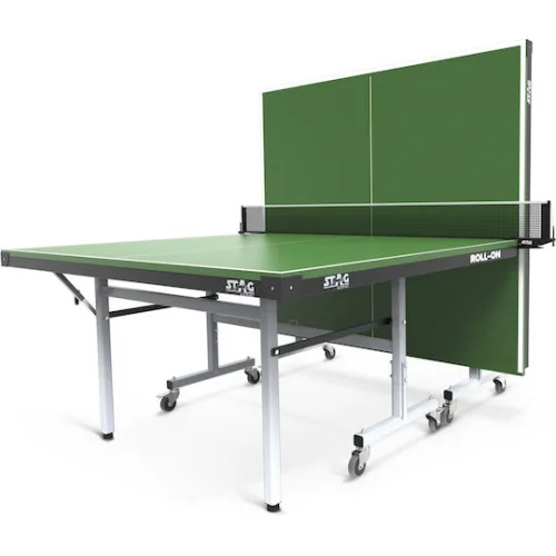 Stag School Πτυσσόμενo Τραπέζι Ping Pong Εσωτερικού Χώρου Πράσινο