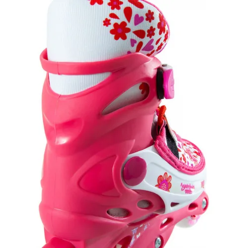 AMILA Inline Αυξομειούμενα Rollers Ροζ Παιδικά