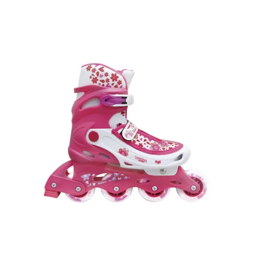 AMILA Inline Αυξομειούμενα Rollers Ροζ Παιδικά