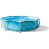 Intex Στρογγυλή Πισίνα με Μεταλλικό Σκελετό 305x76εκ. Μπλε