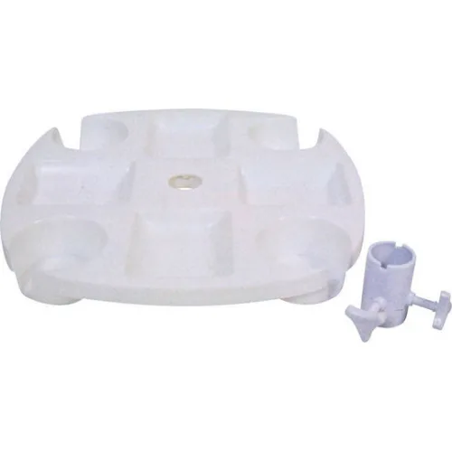 Escape Βάση Ποτηριού για Ομπρέλα Θαλάσσης Λευκή