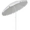 Escape Σπαστή Ομπρέλα Θαλάσσης Διαμέτρου 2m με Αεραγωγό Λευκή