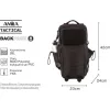 AMILA Tactical Στρατιωτικό Σακίδιο Πλάτης από Πολυεστέρα Μαύρο 28lt AMILA Tactical Στρατιωτικό Σακίδιο Πλάτης από Πολυεστέρα Μαύρο 28lt