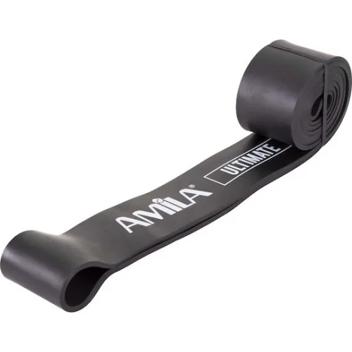 AMILA Λάστιχο Γυμναστικής Loop Πολύ Σκληρό Μαύρο 1.04m