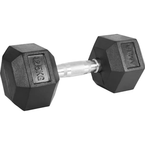 AMILA Βαράκι Εξάγωνο Λαστιχένιο 1 x 12.5kg