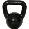 AMILA Kettlebell Εμαγιέ 16kg Μαύρο