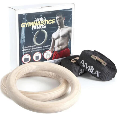 AMILA Κρίκοι Γυμναστικής με Διάμετρο 23.5cm