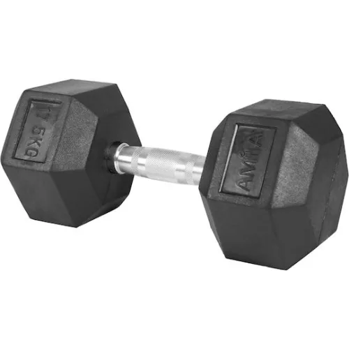 AMILA Βαράκι Εξάγωνο Λαστιχένιο 1 x 17.50kg