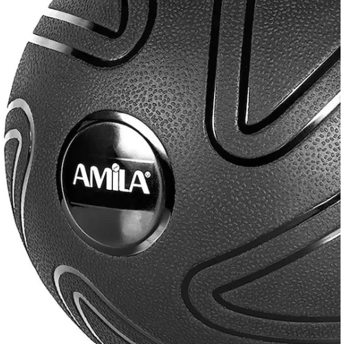 AMILA Μπάλα Slam 15kg σε Μαύρο Χρώμα