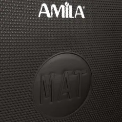 AMILA Στρώμα Γυμναστικής Yoga/Pilates Μαύρο (139x60x1.5cm)