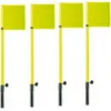 AMILA Σημαιάκια Corner Ποδοσφαίρου Σετ 4τμχ Κίτρινα