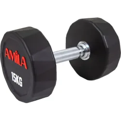 AMILA Polygon PU Series Βαράκι Λαστιχένιο 1 x 15kg