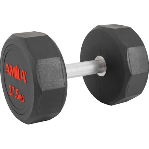AMILA Βαράκι Δεκάγωνο Λαστιχένιο x 27.5kg