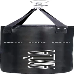 AMILA Σάκος Μποξ Άδειος με Ύψος 150cm Μαύρος