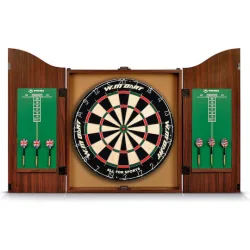 Win Max Σετ με Στόχο & 6 Βελάκια Στόχος Τρίχινος με 6 Βελάκια σε Ξύλινη Θήκη Πειρατής