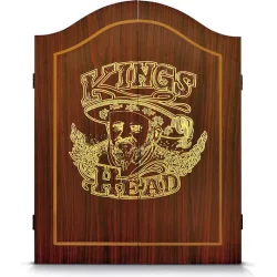 Win Max Σετ με Στόχο & 6 Βελάκια Στόχος Τρίχινος με 6 Βελάκια σε Ξύλινη Θήκη Πειρατής