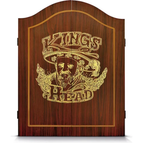 Win Max Σετ με Στόχο & 6 Βελάκια Στόχος Τρίχινος με 6 Βελάκια σε Ξύλινη Θήκη Πειρατής