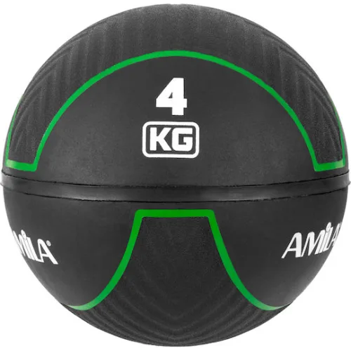 Μπάλα AMILA Medicine Ball HQ Rubber 4Kg