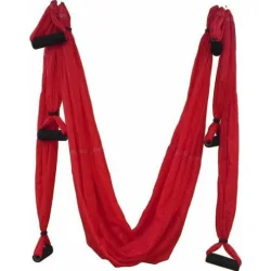 AMILA Πανί Aerial Yoga 6x2.8μ. Κόκκινο