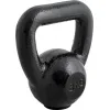 AMILA Kettlebell Εμαγιέ 12kg Μαύρο
