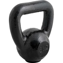 AMILA Kettlebell Εμαγιέ 12kg Μαύρο