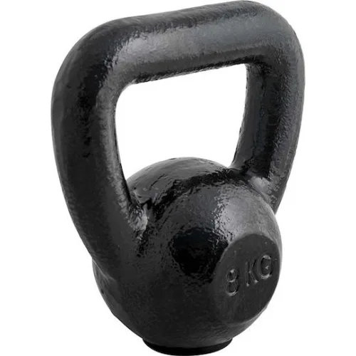 AMILA Kettlebell Εμαγιέ 12kg Μαύρο