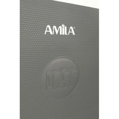 AMILA Στρώμα Γυμναστικής Yoga/Pilates Γκρι (140x60x1.5cm)