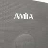 AMILA Στρώμα Γυμναστικής Yoga/Pilates Γκρι (140x60x1.5cm)