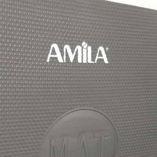AMILA Στρώμα Γυμναστικής Yoga/Pilates Γκρι (140x60x1.5cm)