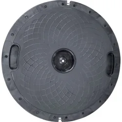 AMILA Μπάλα Ισορροπίας Μαύρη 60x60x23cm με Διάμετρο 60cm